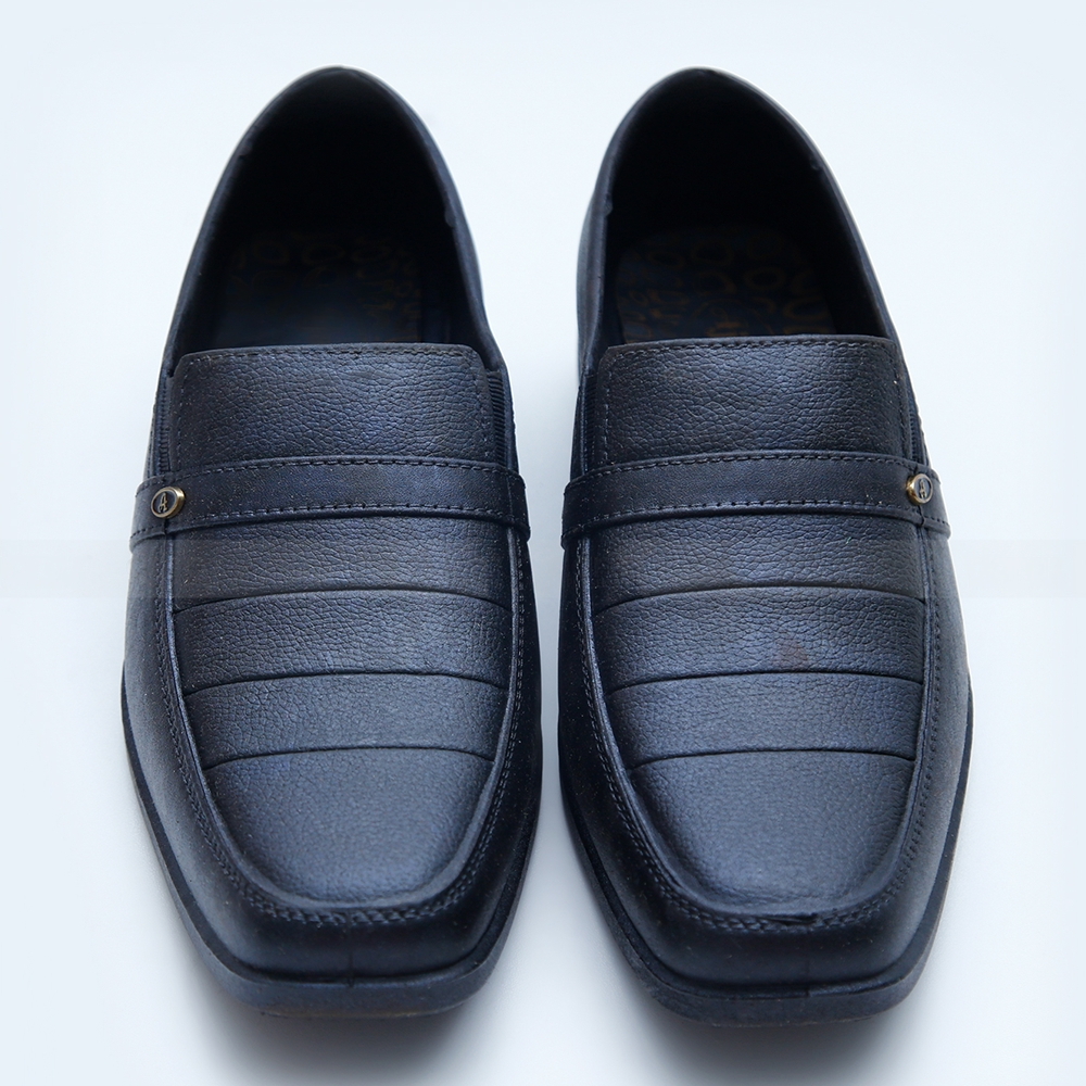 Ajanta Imperio PVC Casual Shoe For Men - Black - PG 480