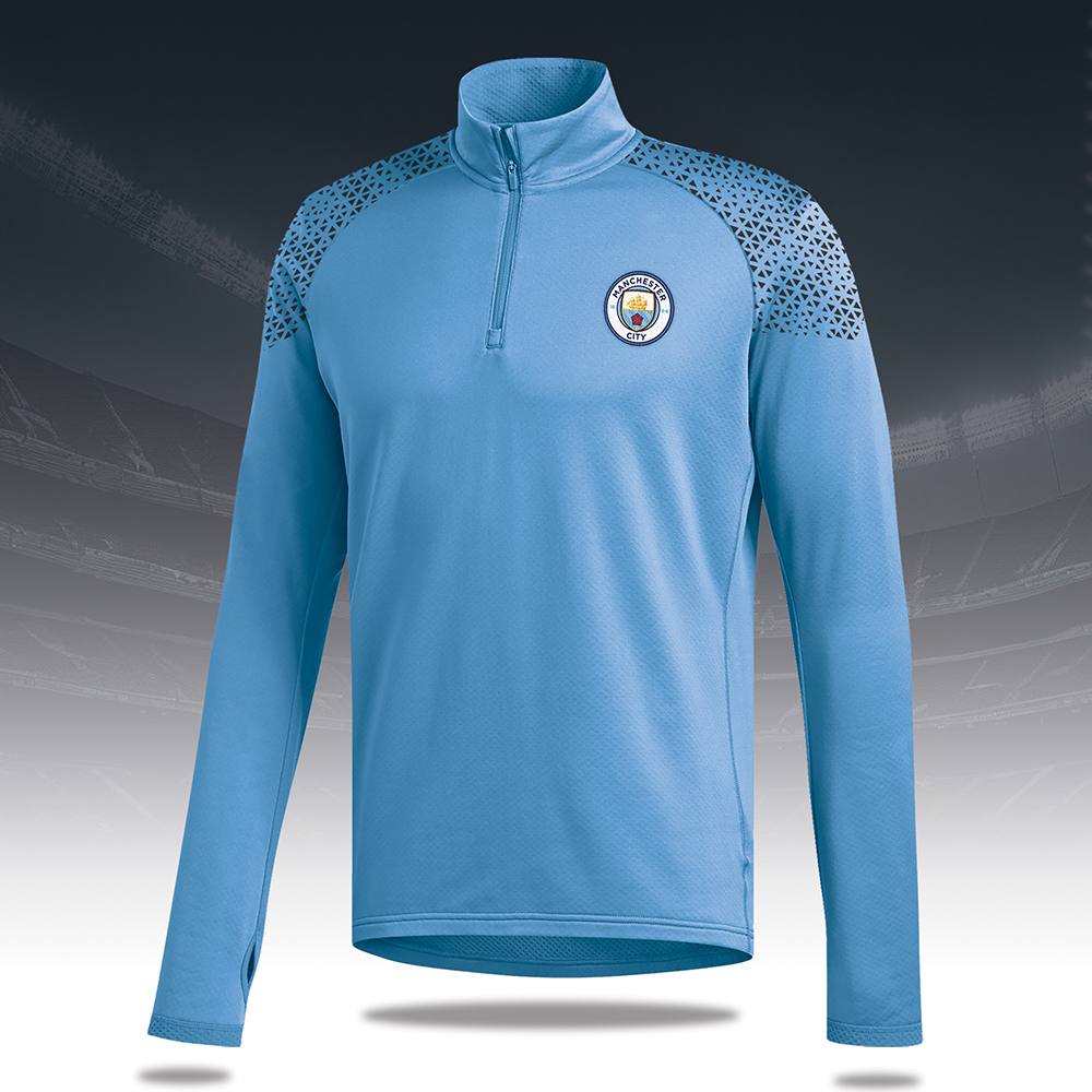 Manchester City Poly Cotton Full Sleeve Training Jersey - Sky Blue - MCC FS