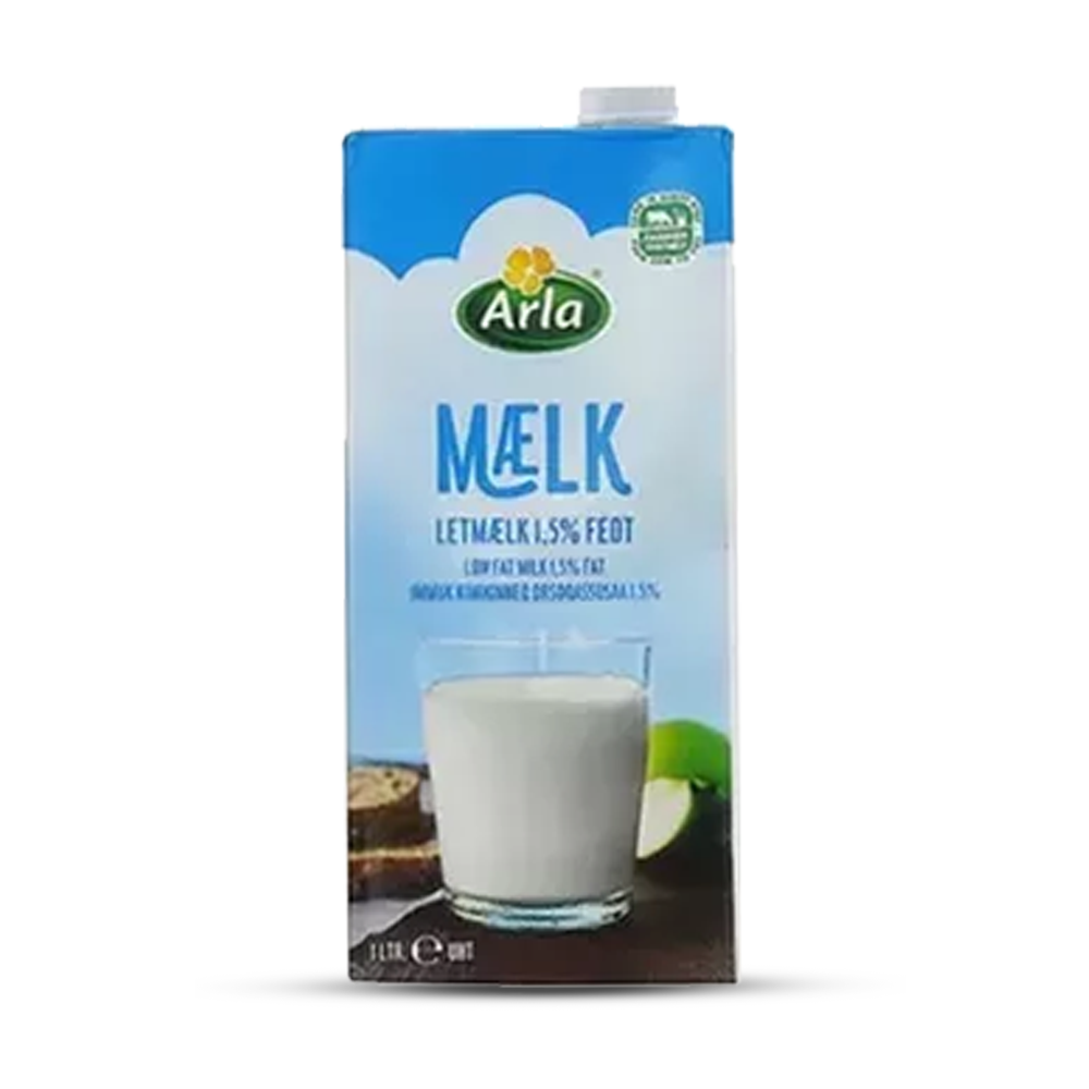 Arla UHT Low Fat Milk 1.5% - 1 Liter