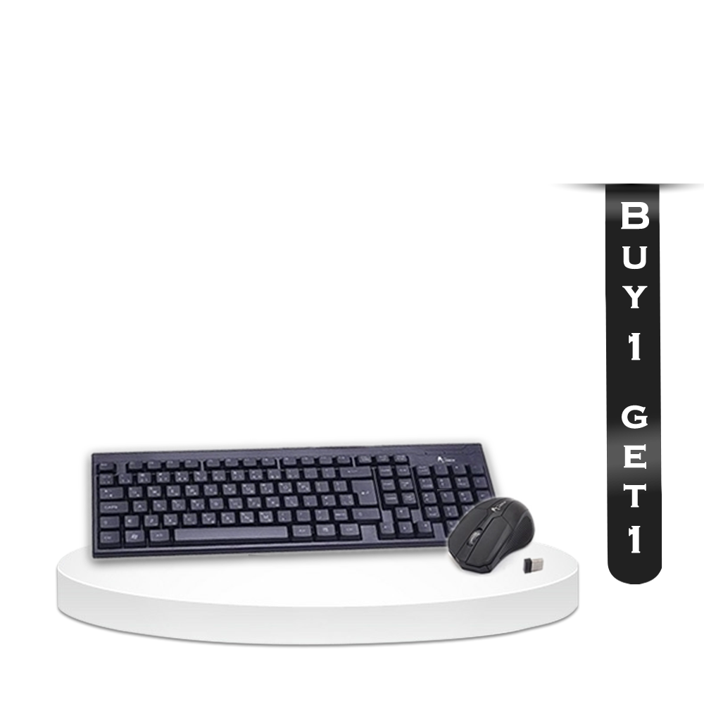 Buy 1 get 1 Free A.Tech Wireless Keyboard and Mouse Combo