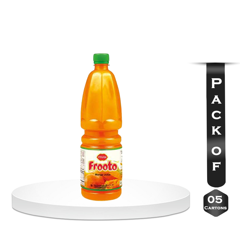 Pack of 5 Carton Pran Frooto Mango Fruit Drink - 1 Litre