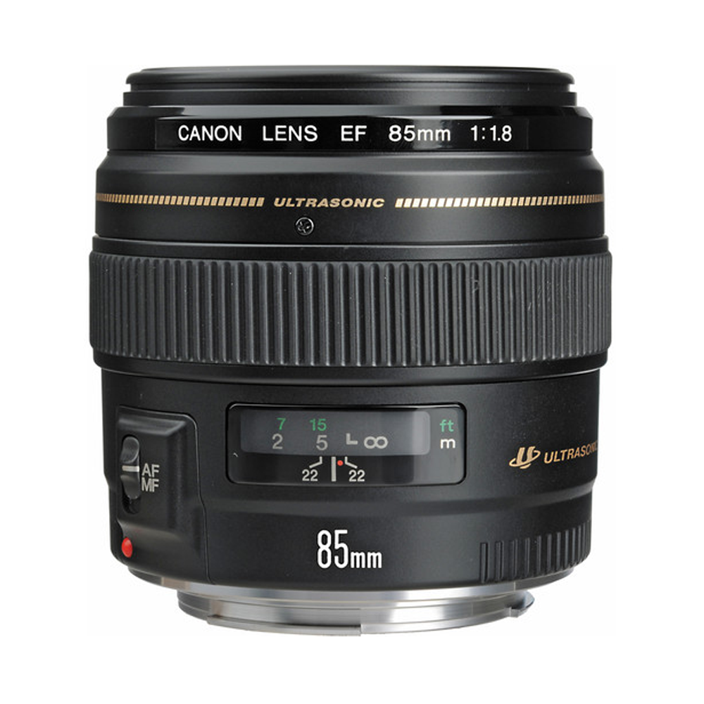 Canon EF 85mm f/1.8 USM Prime Lens - Black