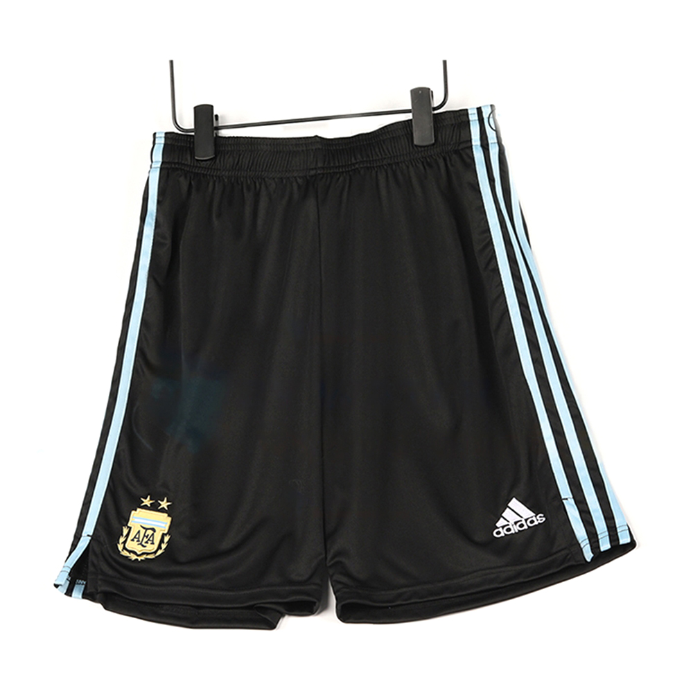 Argentina Mesh Cotton Home Short Pant For Men - Black - Argentina SH1