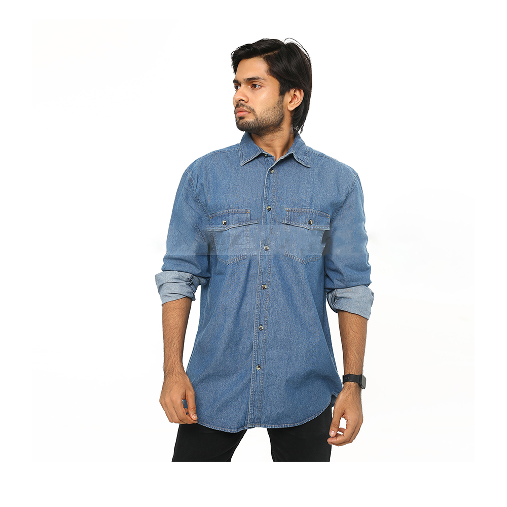 Denim Casual Full Sleeve Shirt For Men - DS -03