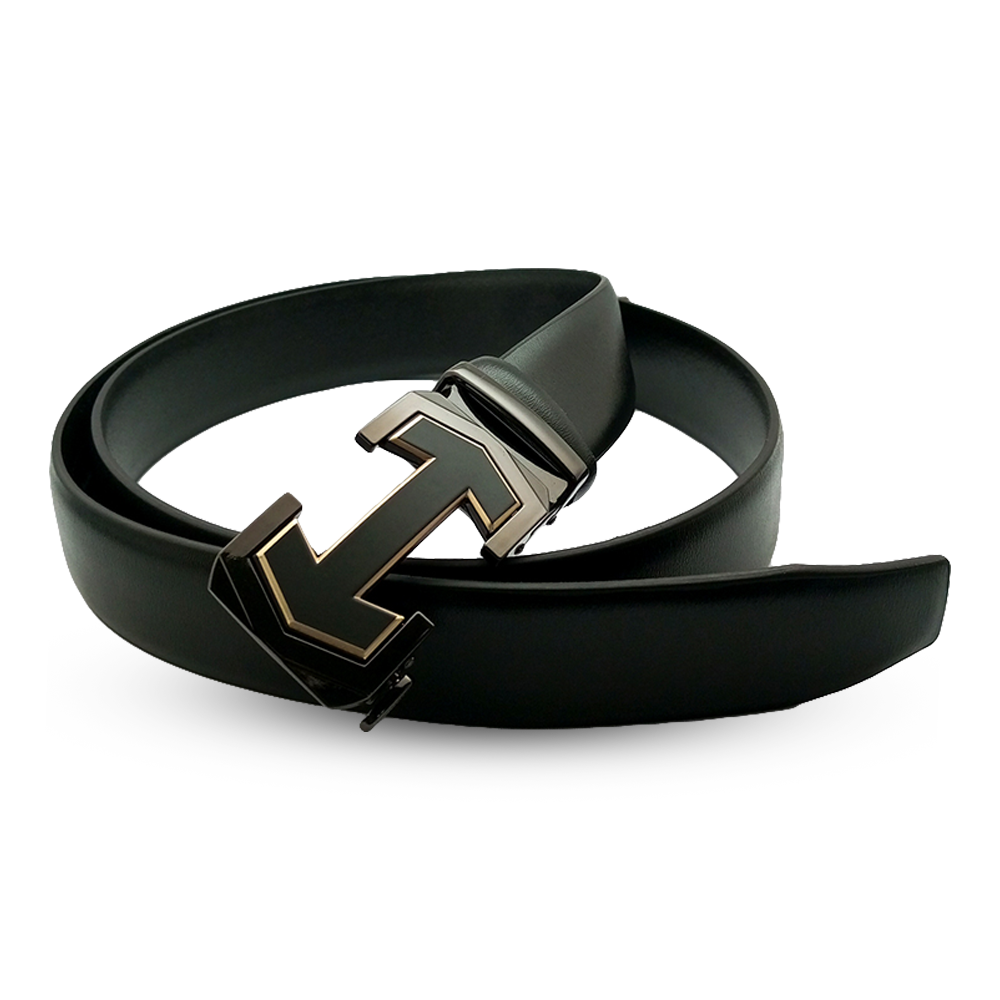 Leather Belt for Men - Black