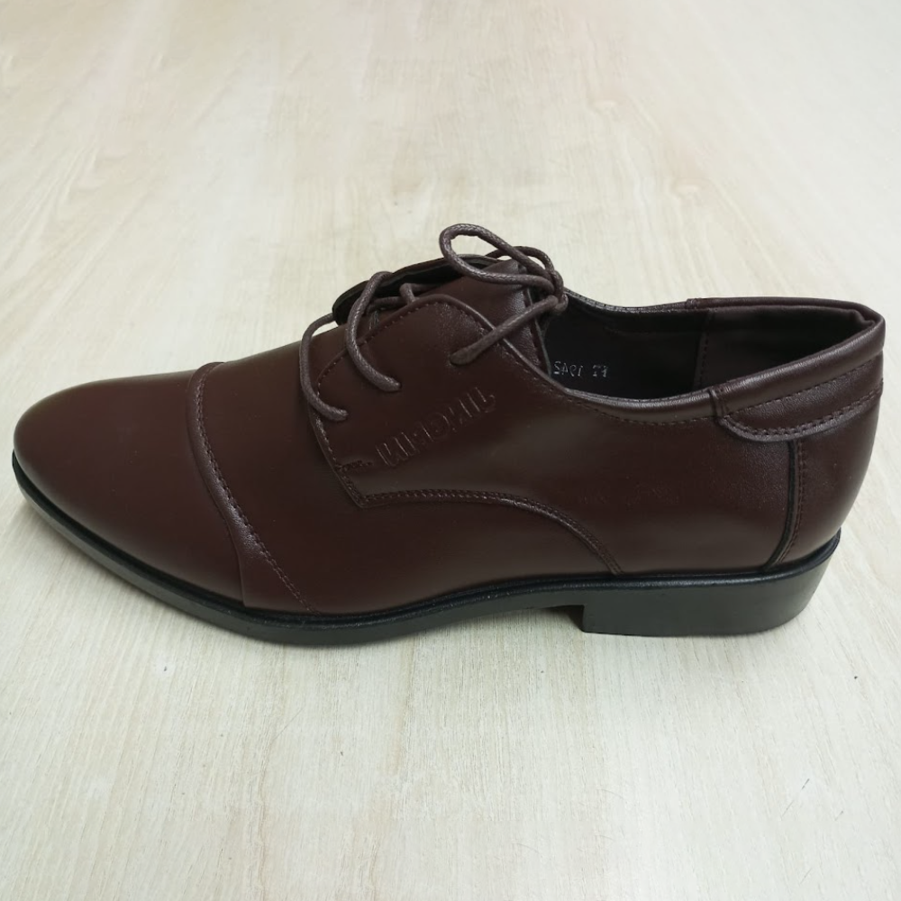 PU Leather Formal Shoes for Men - Coffee - F820