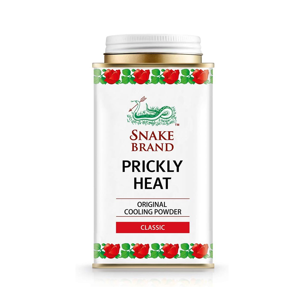 Snake Brand Prickly Heat Classic Original Cooling Powder - 140gm