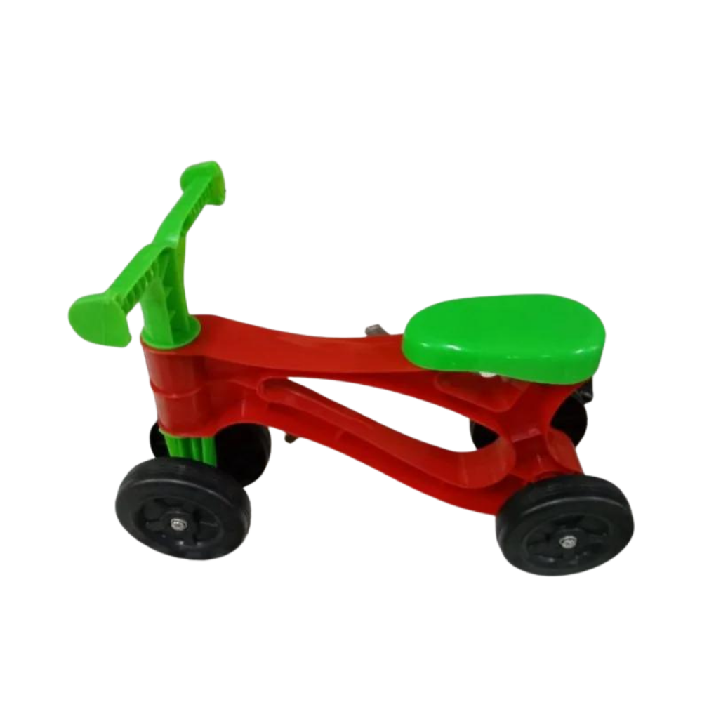 Tricycle Moto Bike for Kids - Red and Green