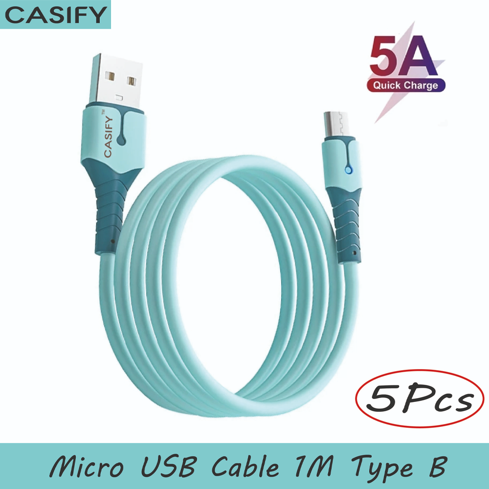 CASIFY CM01 Micro USB 2.4 Fast Charging Cable - 1M - White