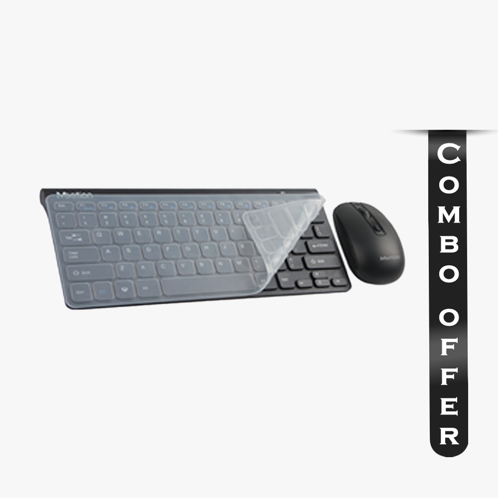 Combo of Meetion Mini 4000 2.4G Wireless Mouse And Keyboard - Black