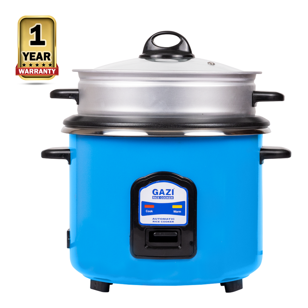 Gazi FRC-2.8L-2P Double Pot Non-Stick Rice Cooker - Blue