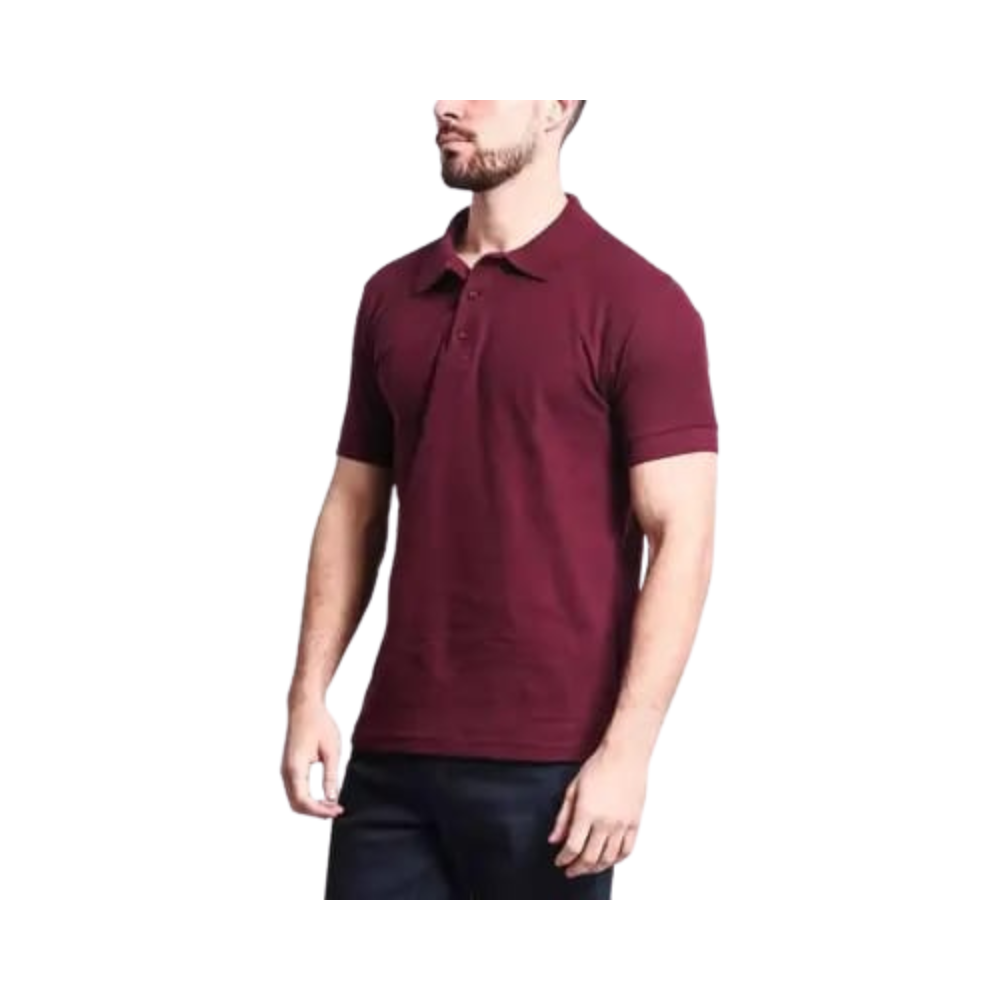 Polo T-Shirt For Men - Chili Red