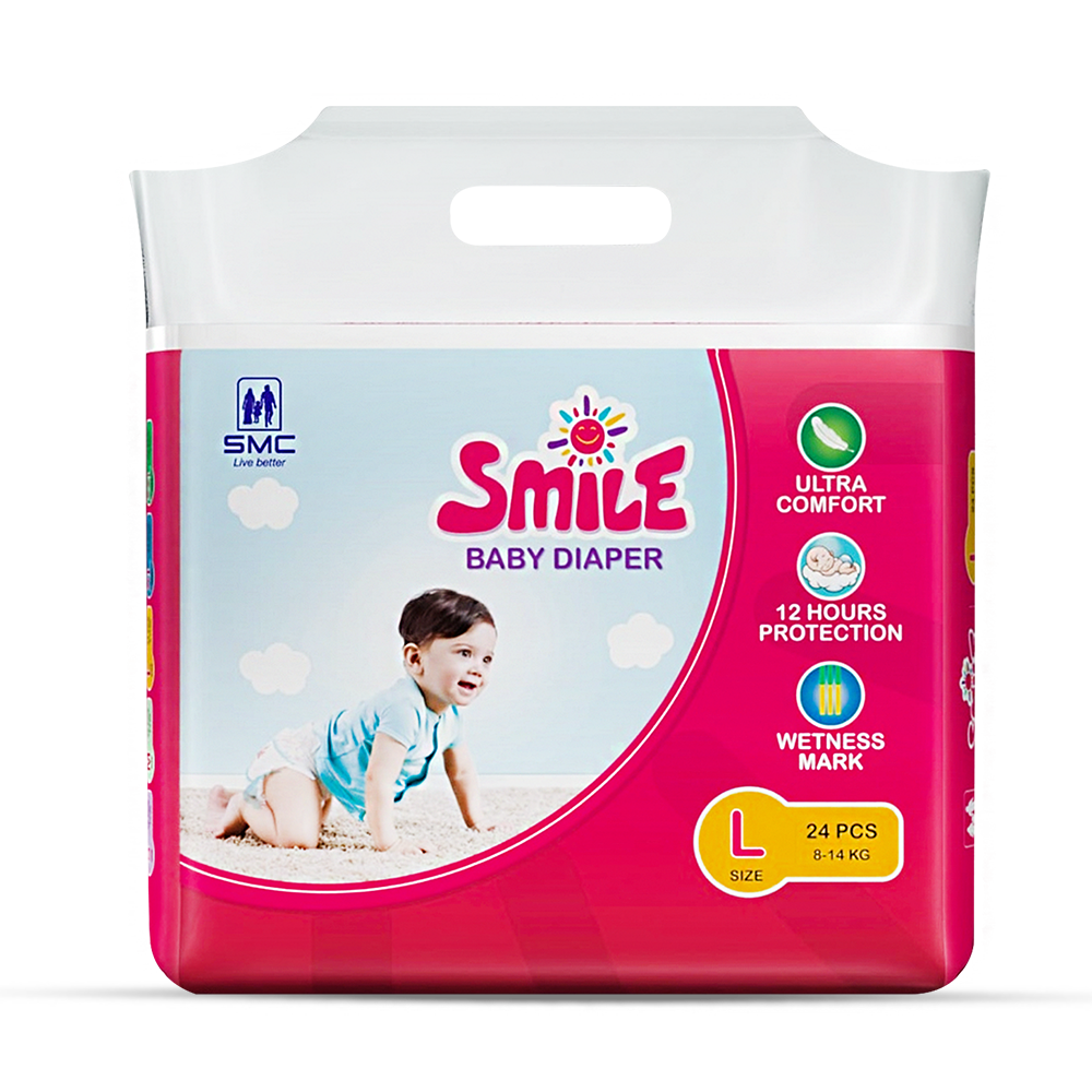 SMC Smile Baby Diaper Belt - L - 8-14 kg - 24 Pcs