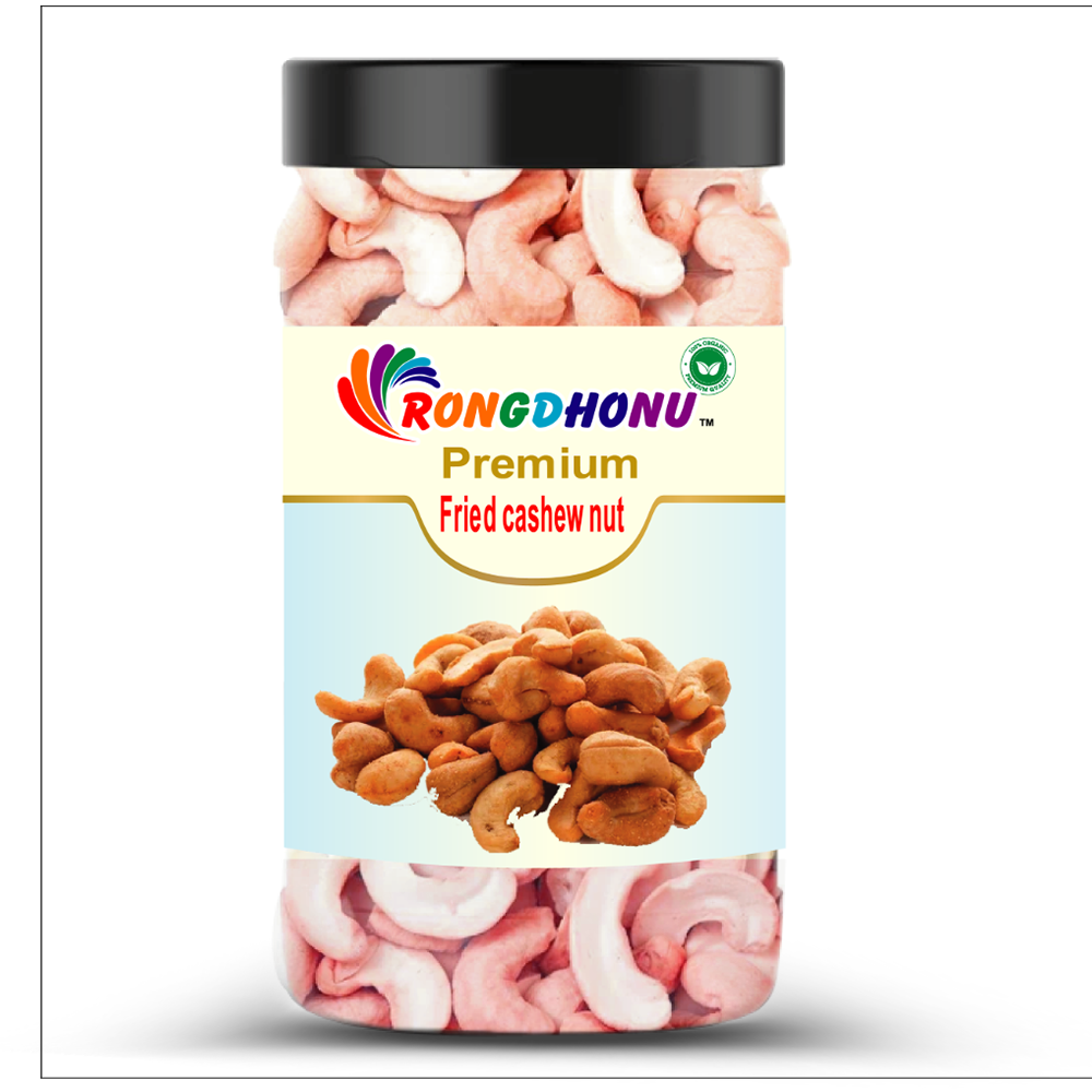 Rongdhonu Fried Cashew Nut (Vaja Kaju Badam) - 500gm