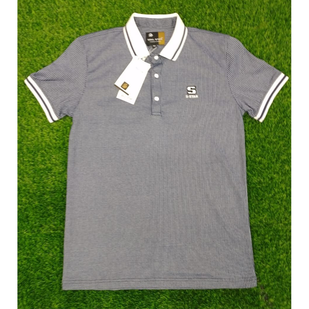 Cotton Polo T-Shirt For Men - Gray - 3.20