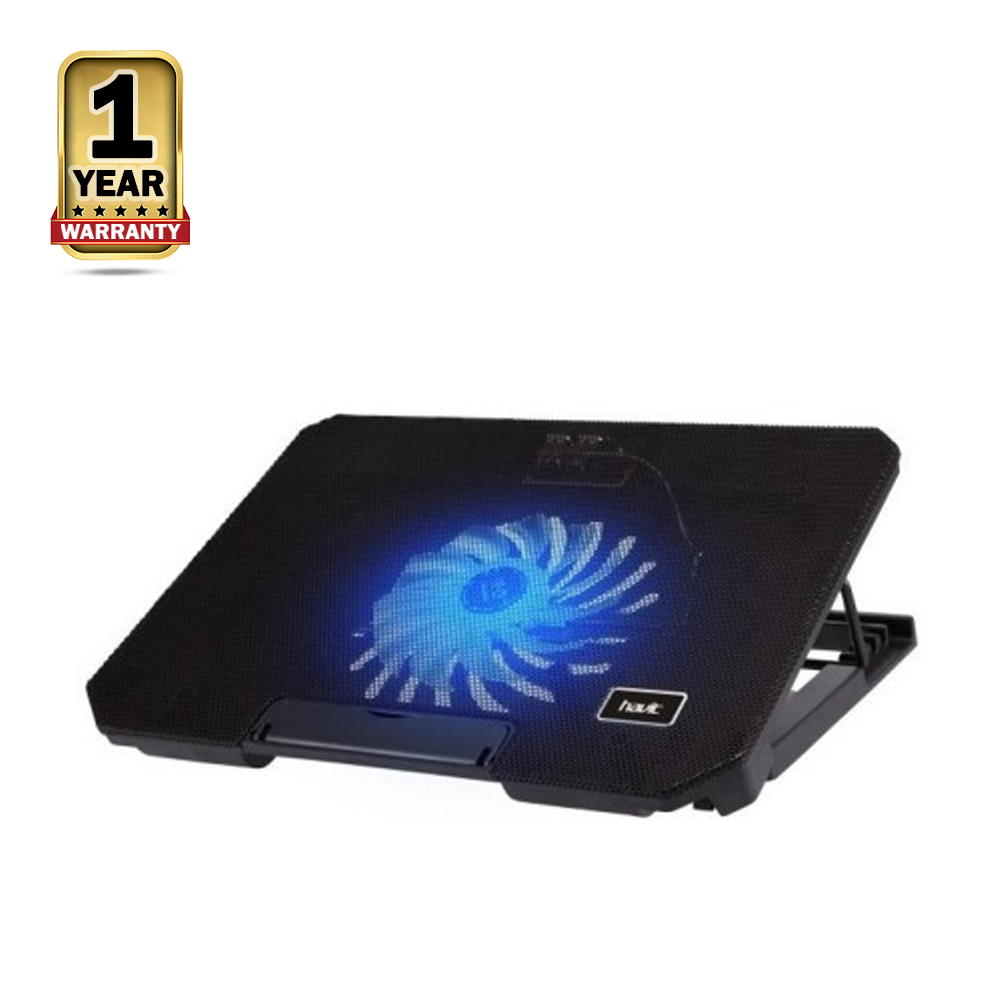 Havit HV-F2030 Single Fan Laptop Cooler With Stand - Black 