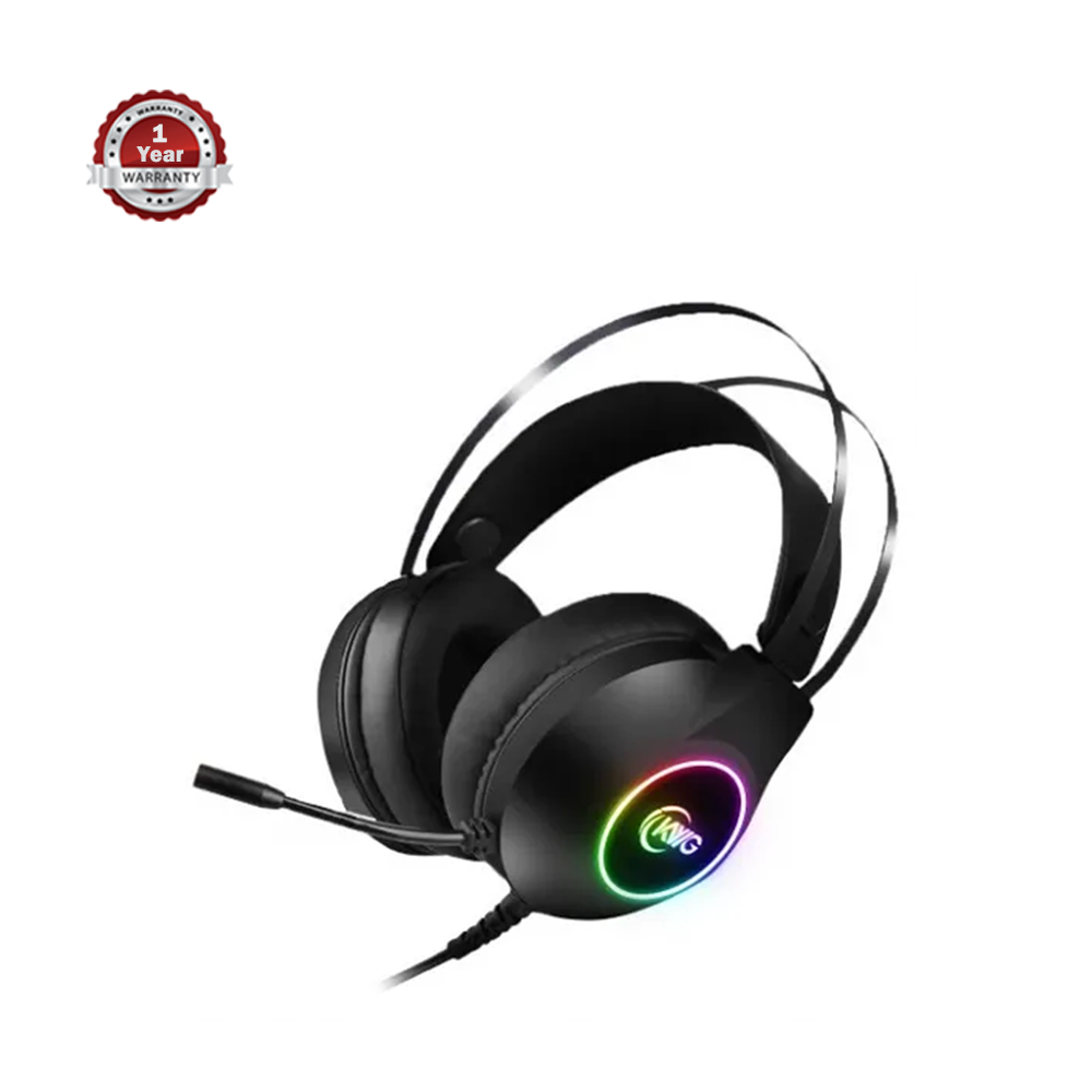 KWG Taurus M1 3.5mm RGB Stereo Gaming Headset - Black