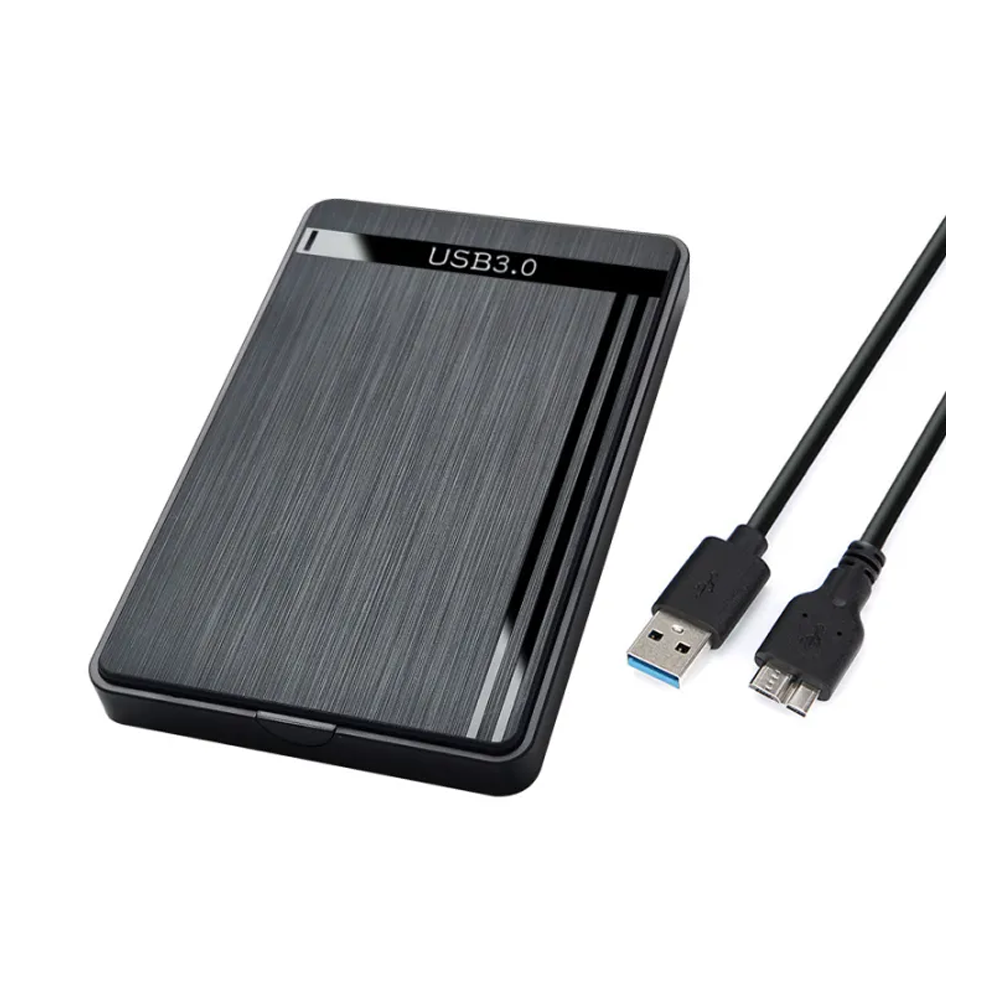 CASIFY EN01 Hard Drive Enclosure USB 3.0 to SATA III - 2.5 Inch - Black