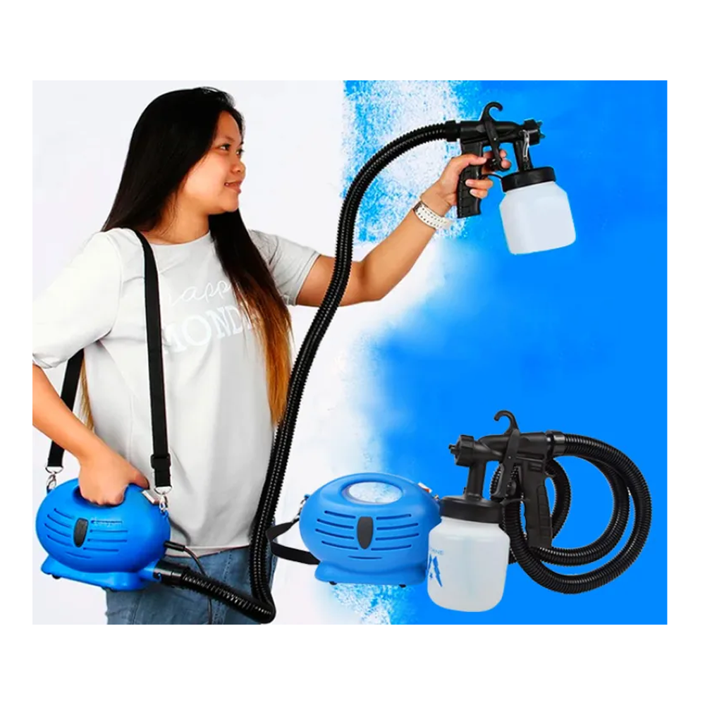 Electric Paint Sprayer Machine Set - Blue