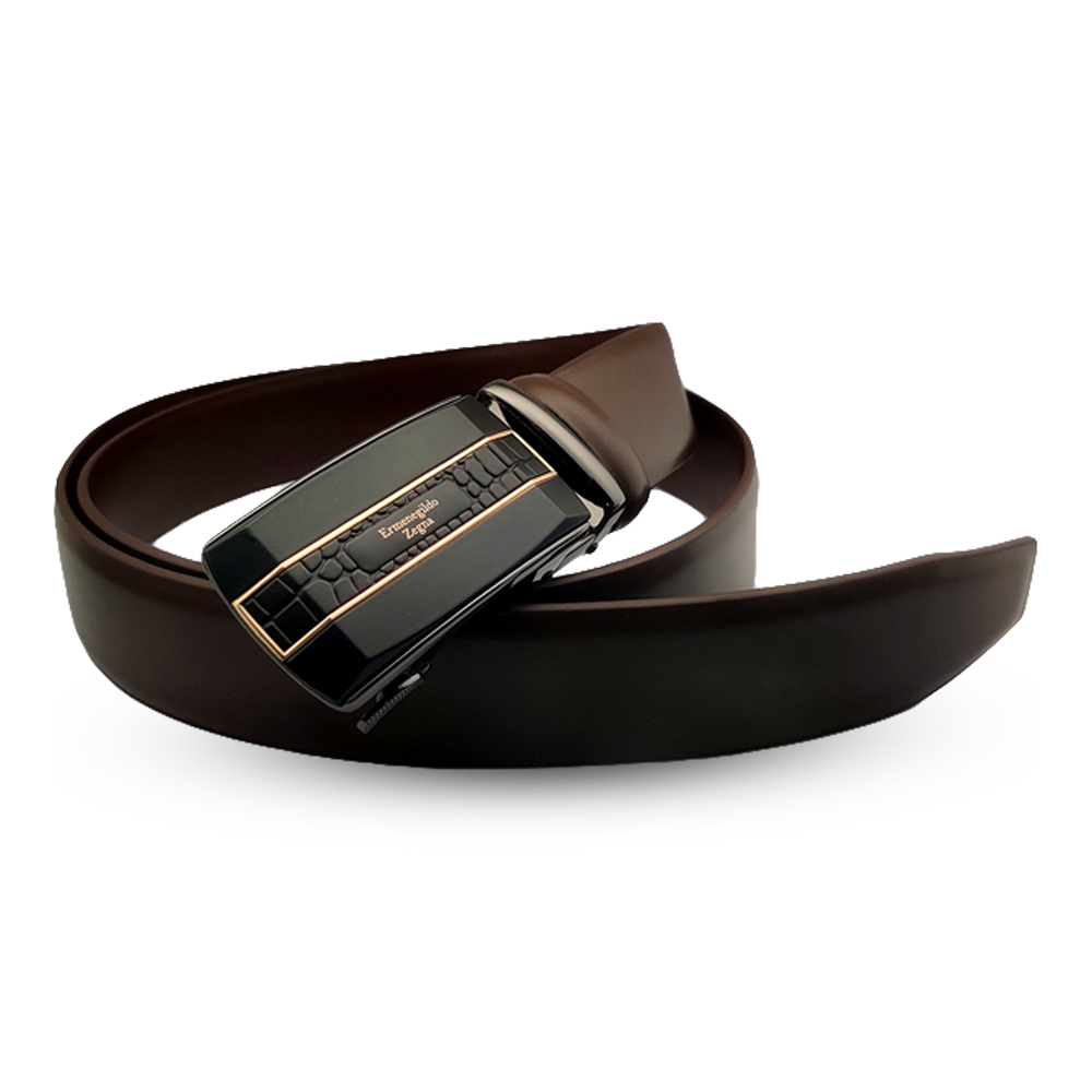 Leather Belt for Men - Chocolate