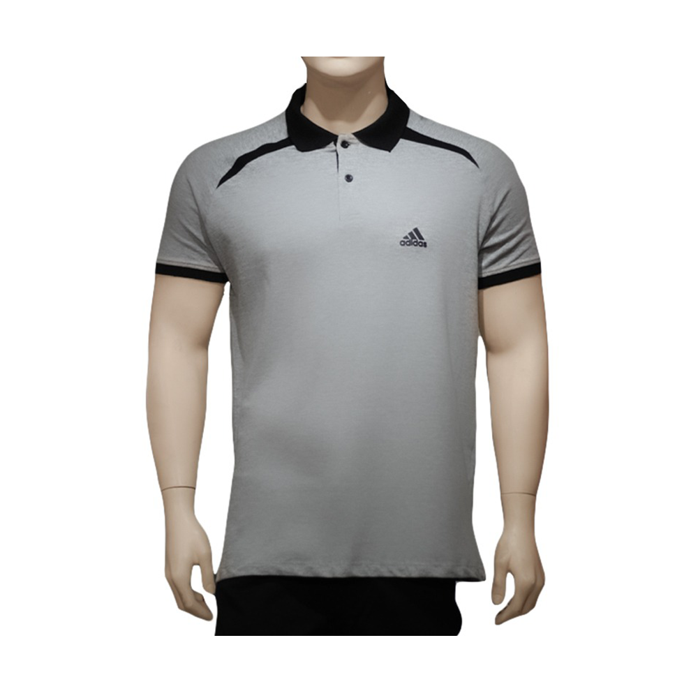 Half Sleeve Cotton Polo Shirt for Men 611 - Grey