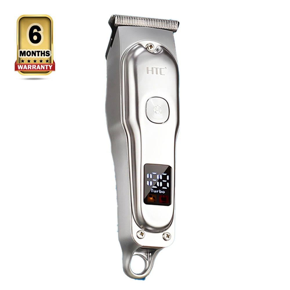 HTC AT-179 Beard Trimmer And Hair Clipper For Men - Silver