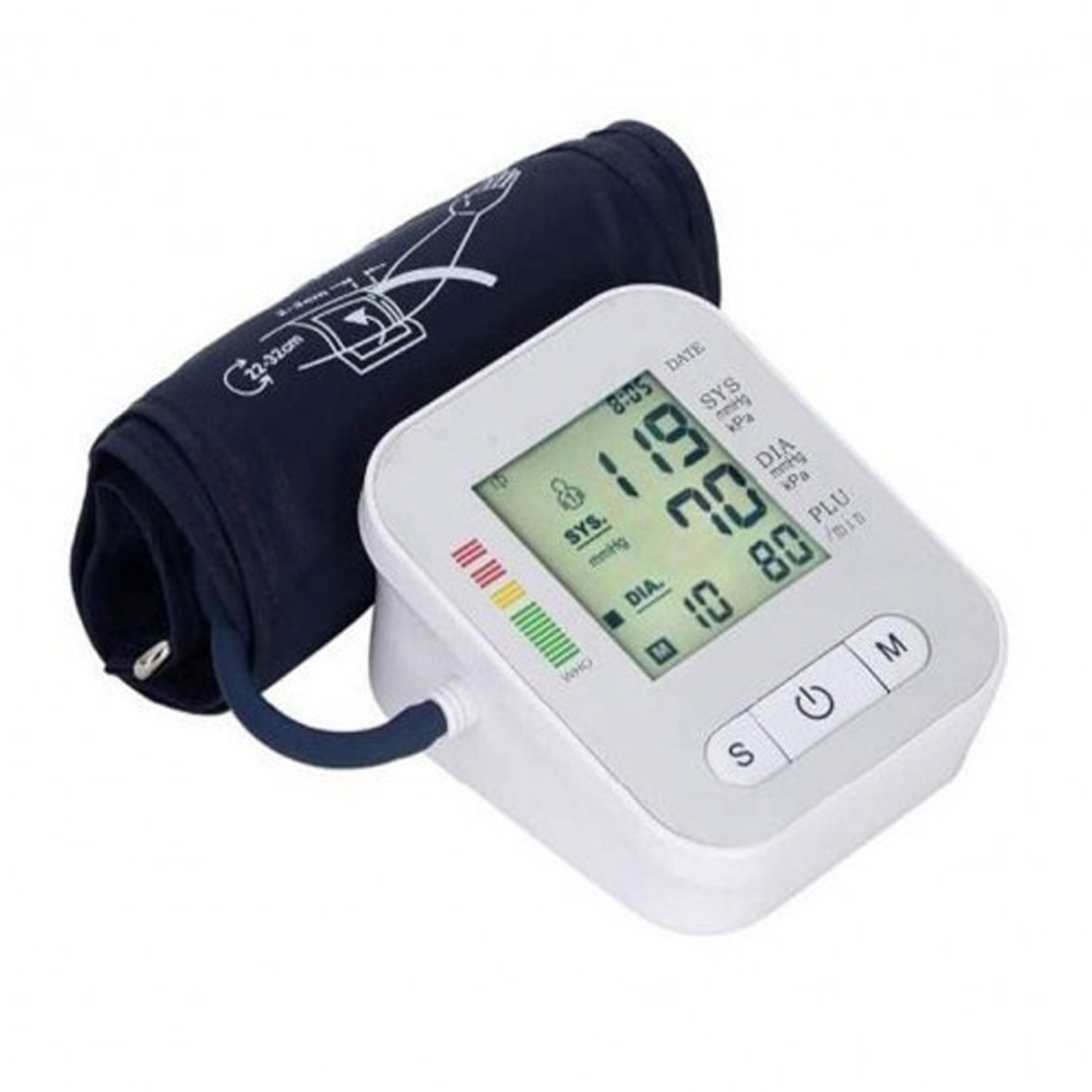 Digital Blood Pressure Monitor - White