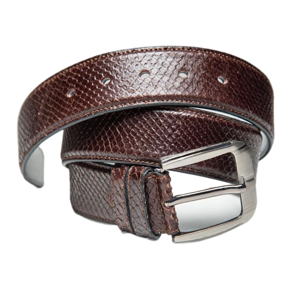 Paduka PU Leather Belt for Men - Chocolate - PMB-113 