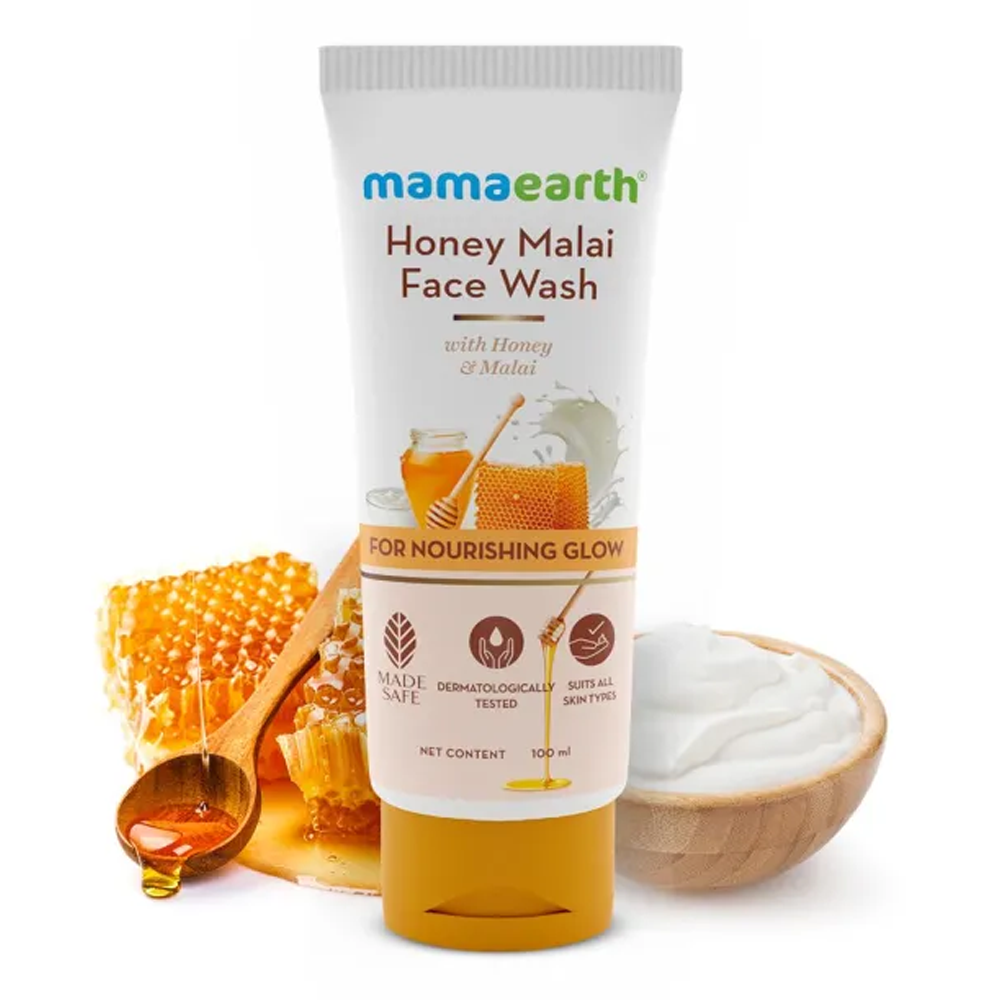 Mamaearth Honey Malai Face Wash - 100ml