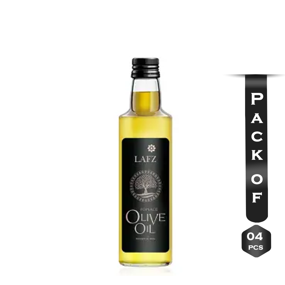 Pack Of 4 Pcs Lafz Pomace Olive Oil Bottle - 500ml