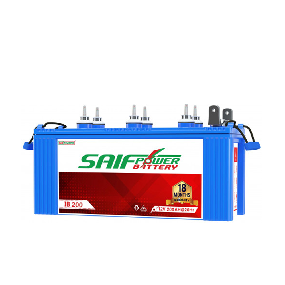 Saif Powertec 12V IB 200 Ips Battery - 200AH