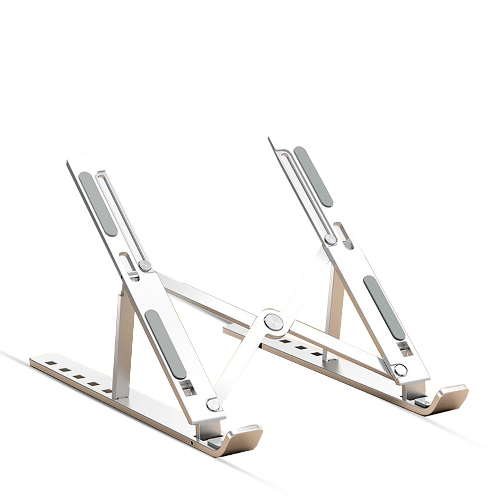Laptop Adjustable Stand - Silver 