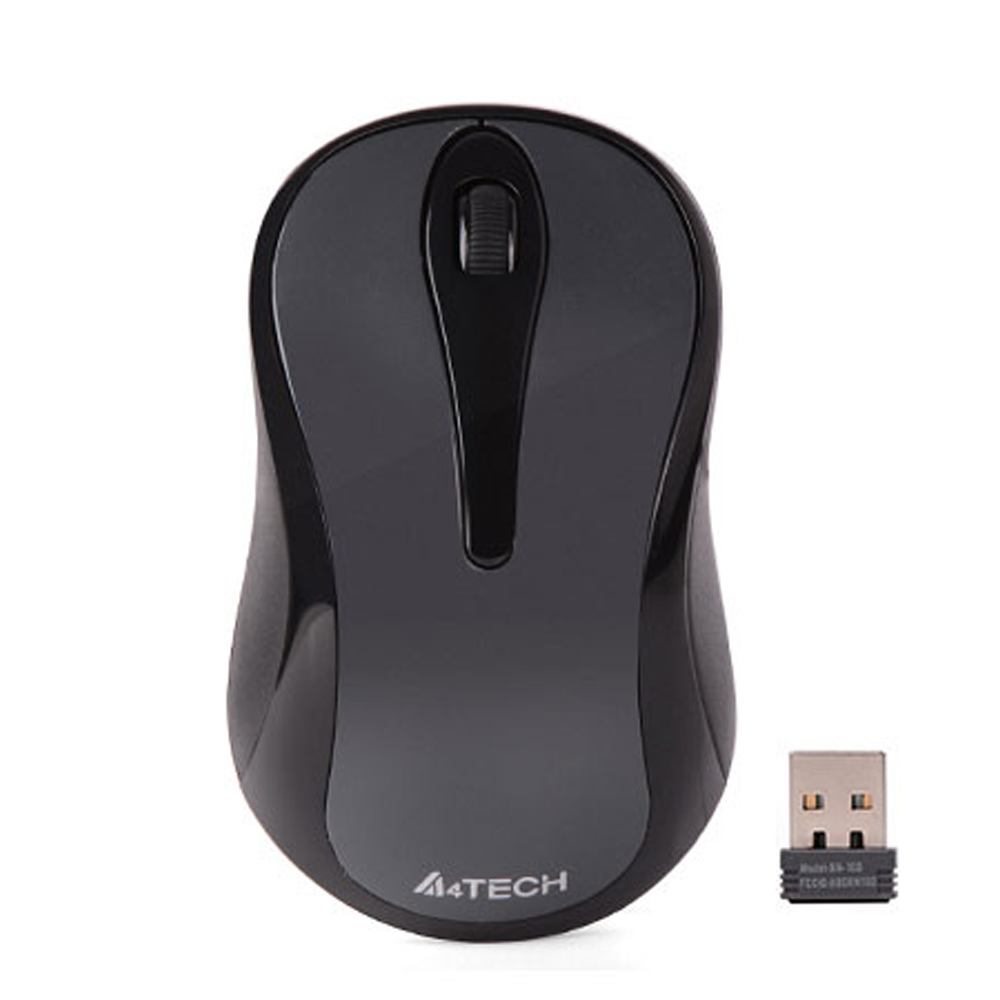 A4TECH G3-280N Wireless Optical Mouse - Black - 1200 DPI