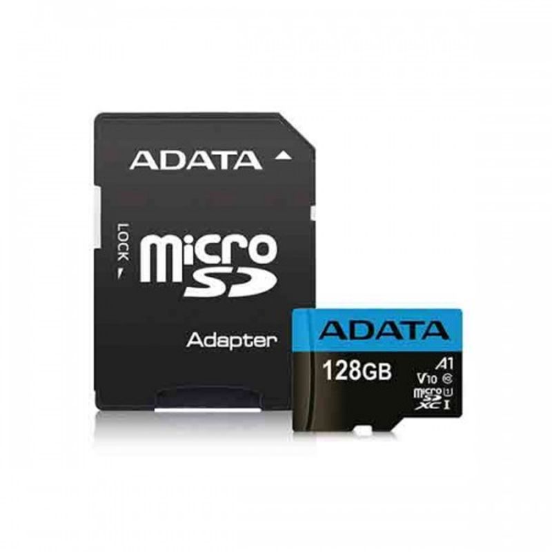 Adata Micro SD Class -10 (SDXC -UHX -I) Memory Card With Adapter - 128GB 