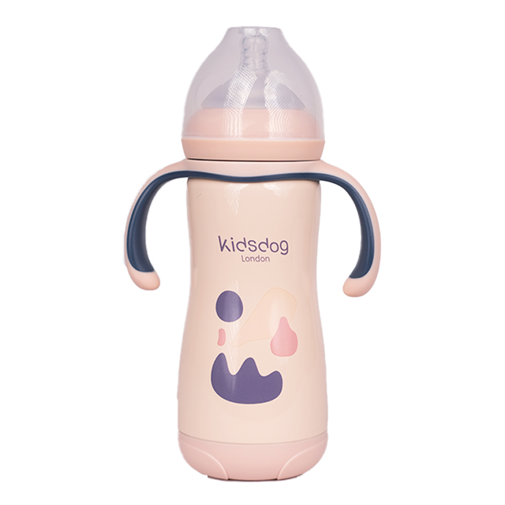 Proclean Kidzee SS Thermos With Nipple Feeder Bottle - 300ml - Pink - FB-1701