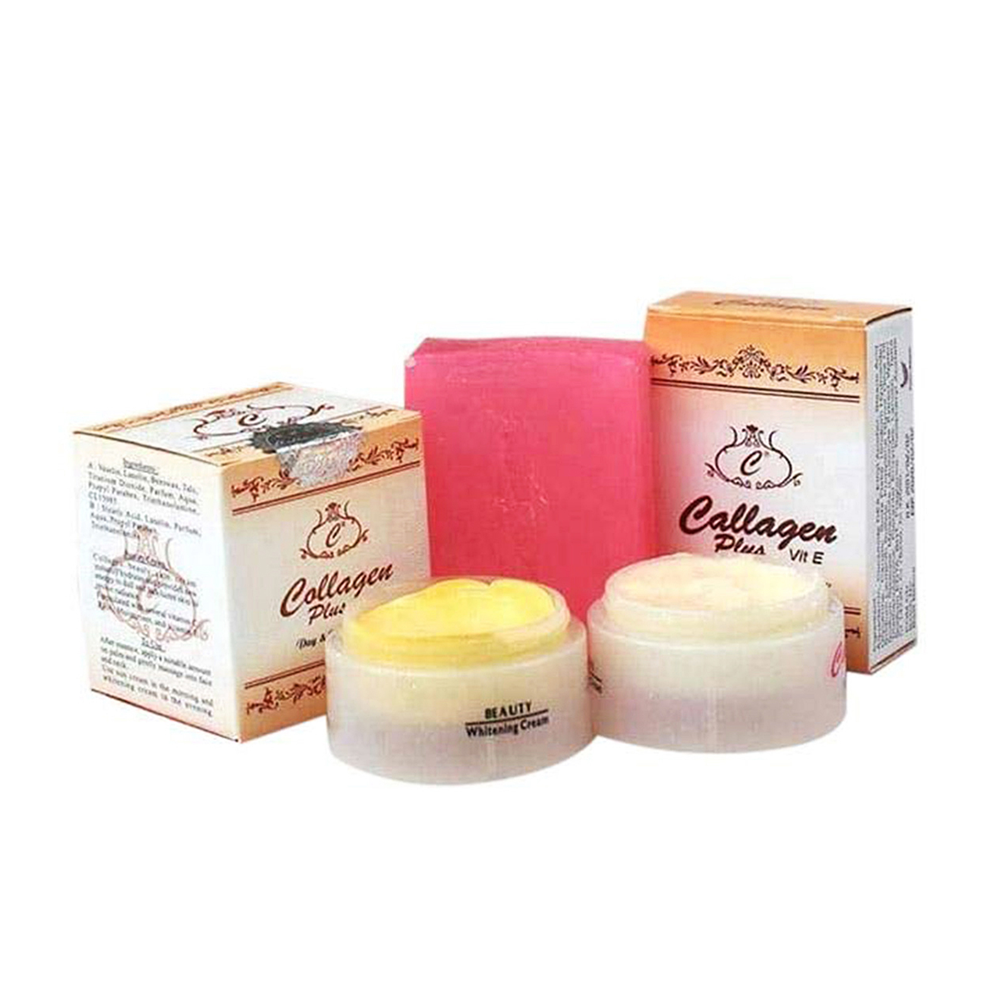 Collagen Vitamin E Day And Night Cream and Soap 