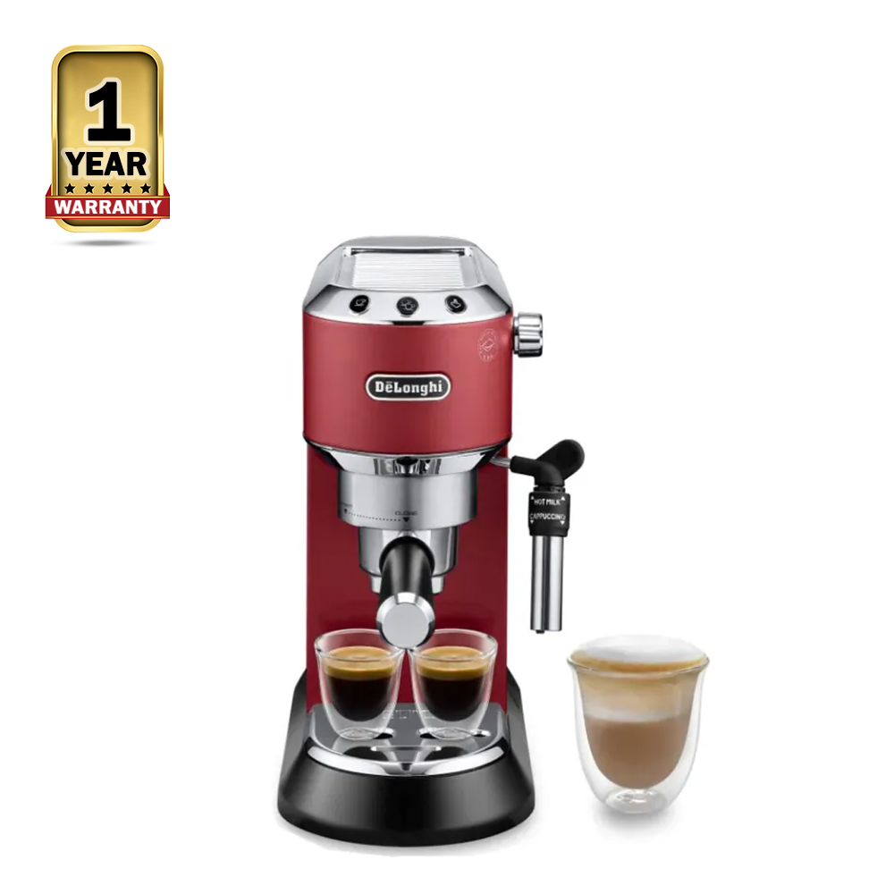 De'Longhi EC685.R Dedica Manual Espresso Coffee Maker - Red