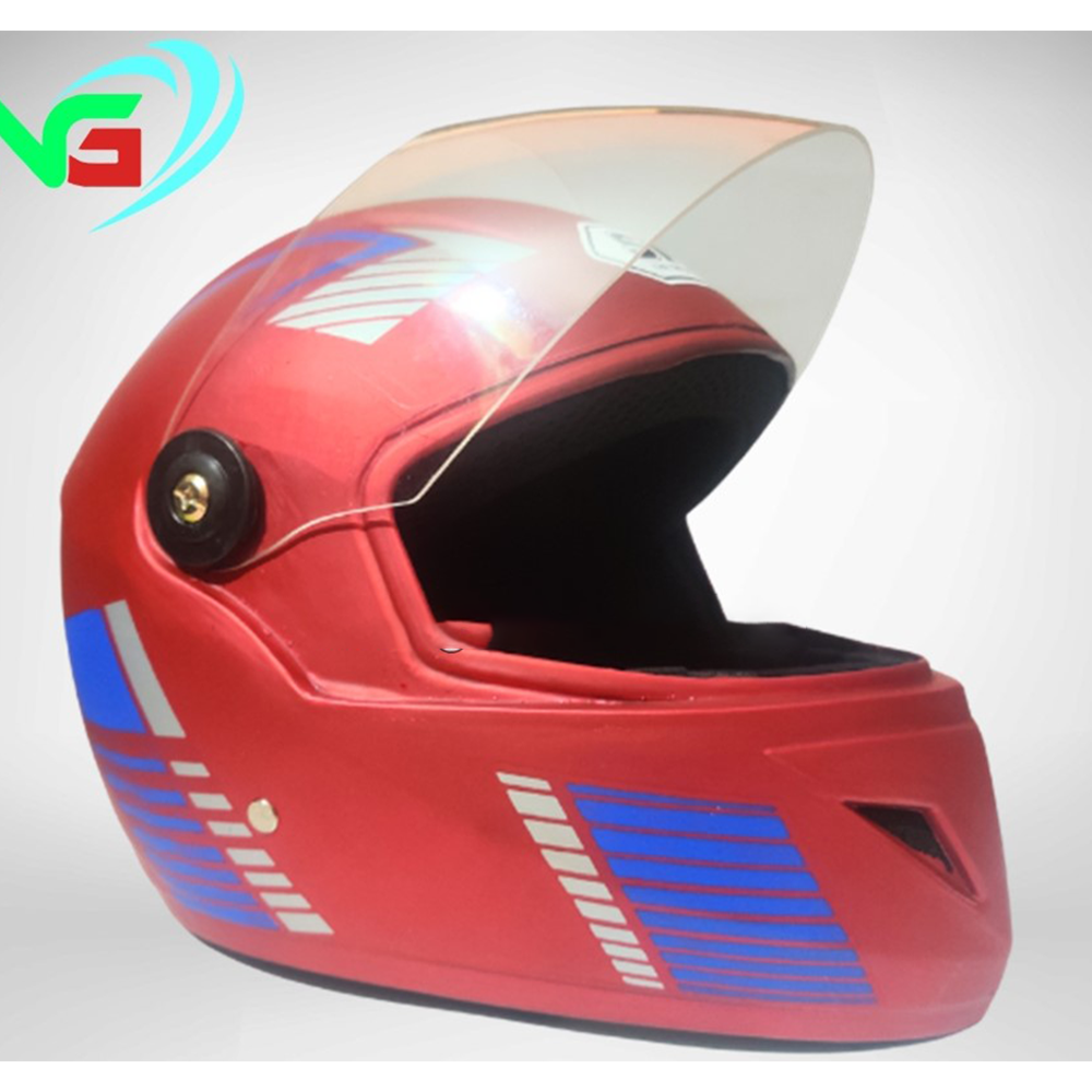STM-901 Full Face Bike Helmet - Red