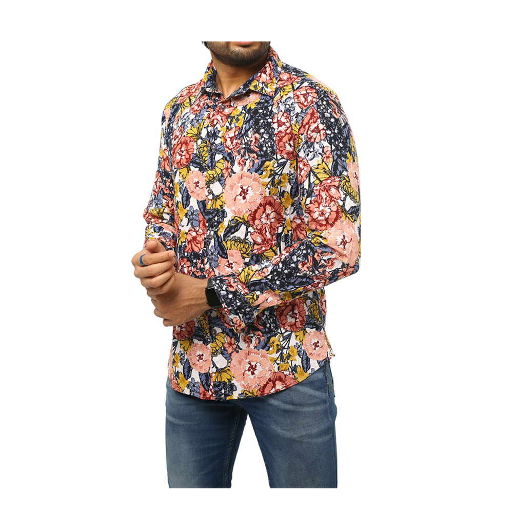 Bang Remi Cotton  Full Sleeve Casual Shirt For Men - Multicolor