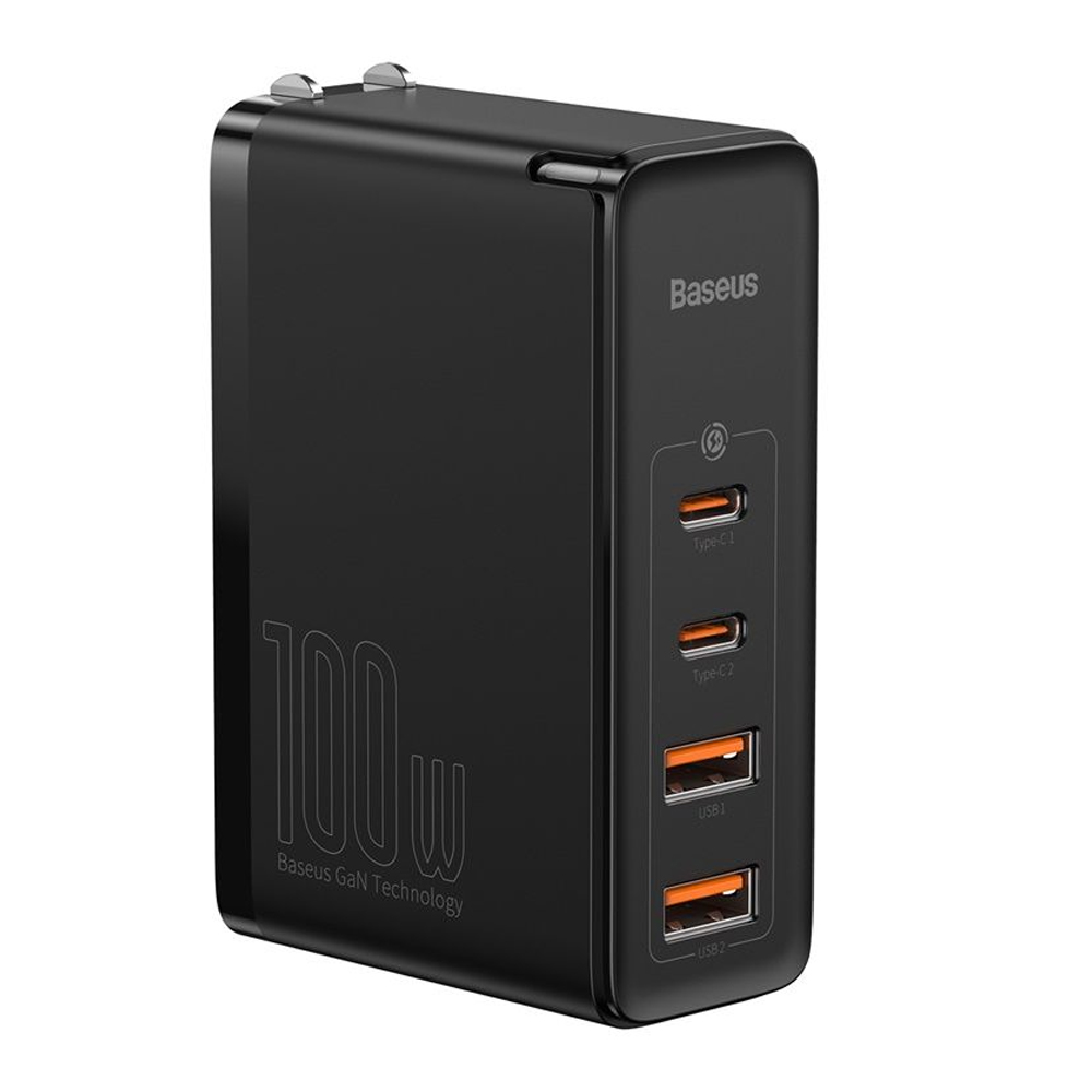 Baseus GaN2 Pro Quick Wall Charger - 100W - Black - CCGAN2P-K01