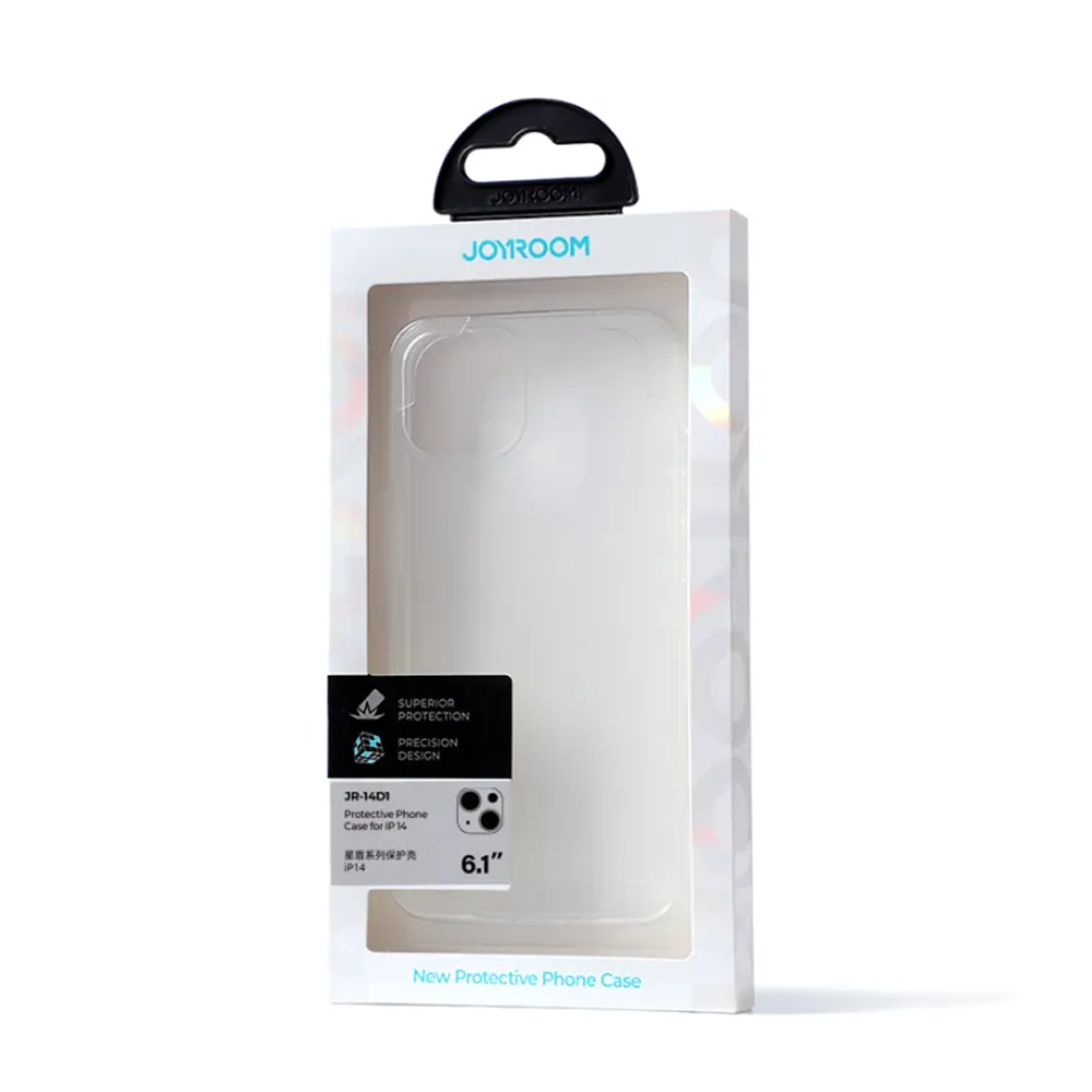Joyroom JR-14D4 14D Anti-Yellow Transparent Clear Cover Case for iPhone - Transparent