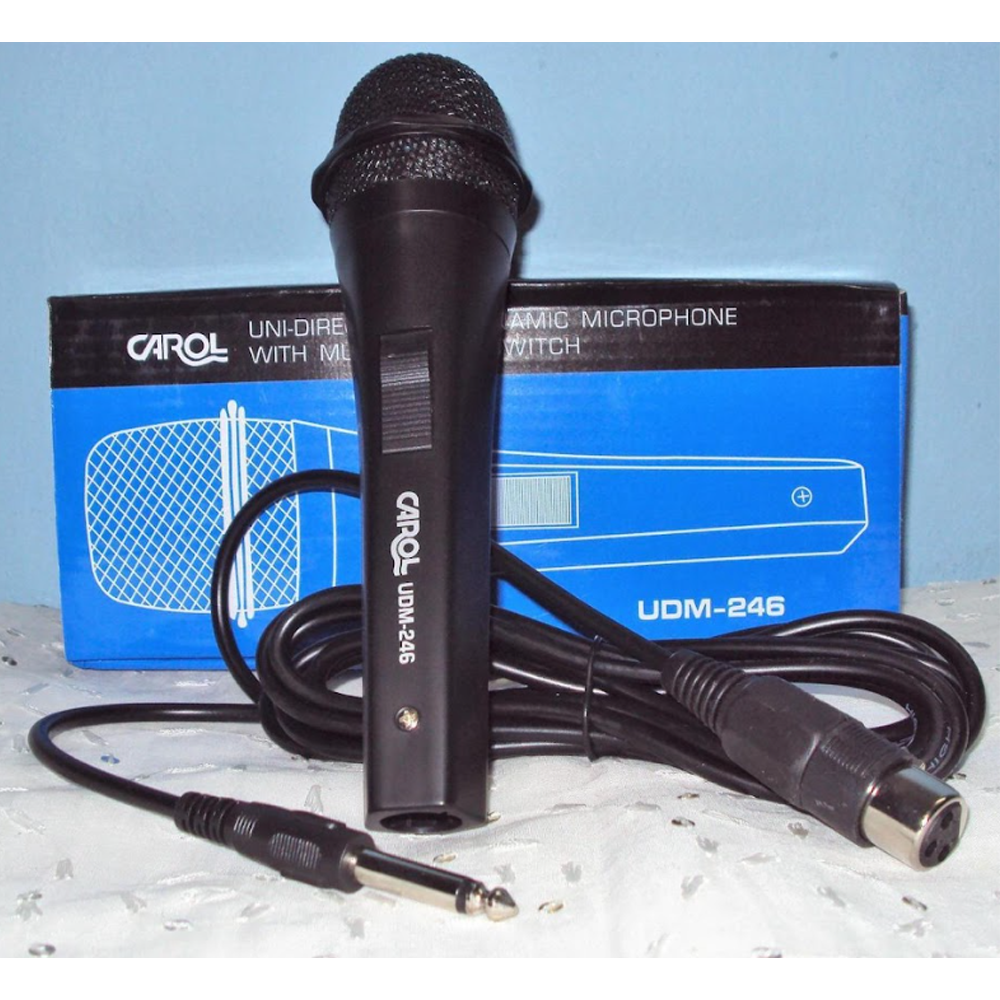 UDM246 Dynamic Carol Microphone - Black