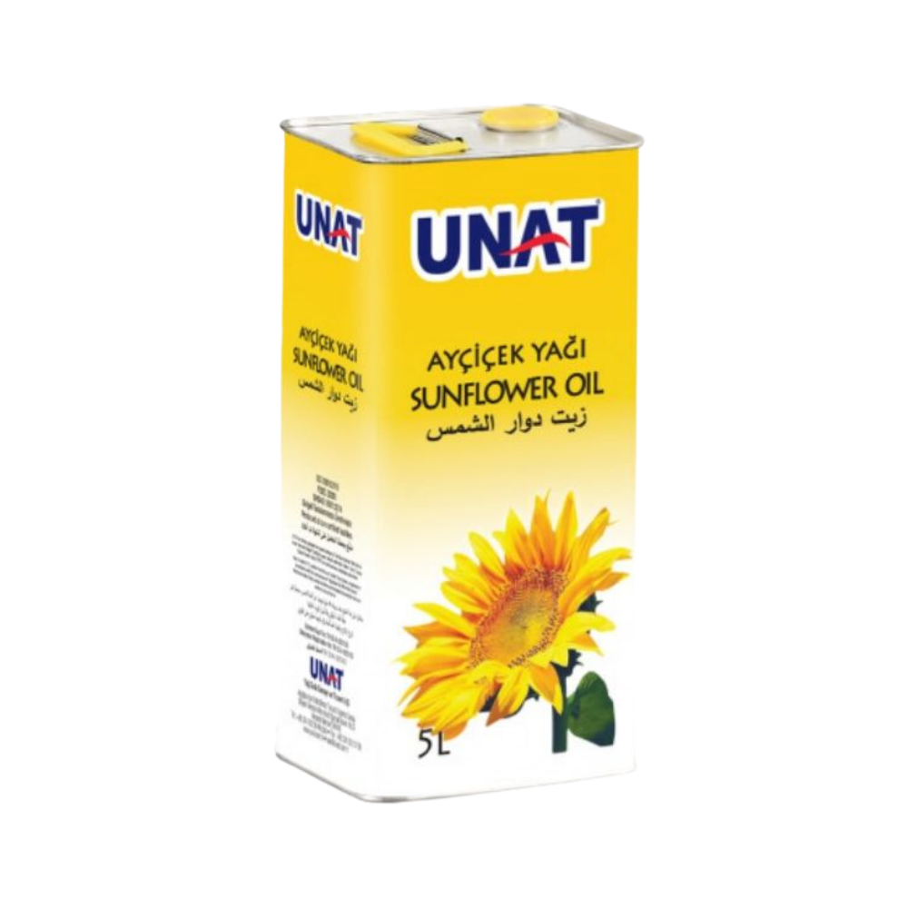 UNAT Sunflower Oil Tin - 5 Liter