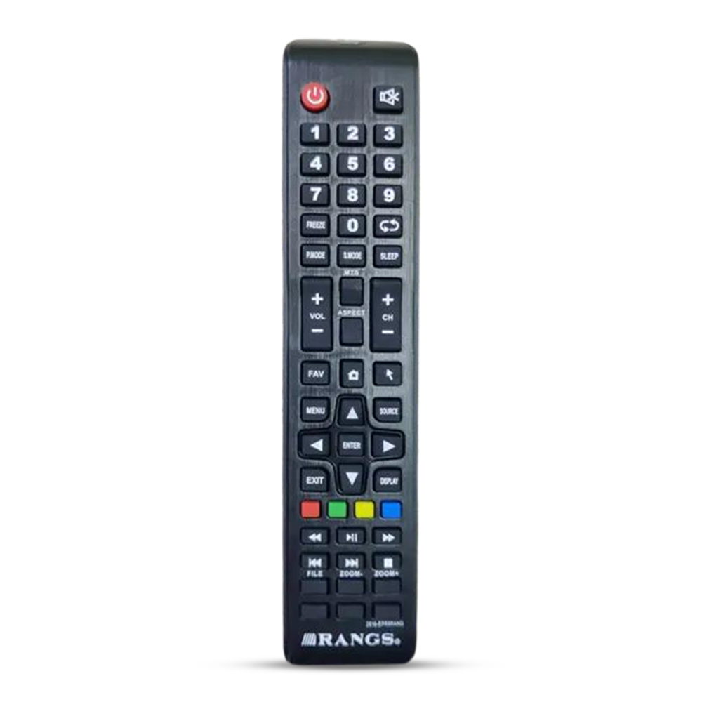 Rangs LCD LED Smart TV Remote - Black