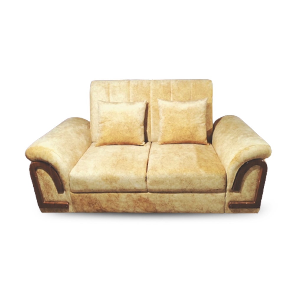 Sofa Two Seater Yellow