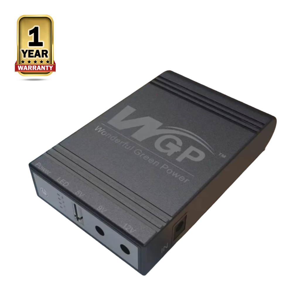 WGP 5-9-12V Mini UPS - 10400mAh - Black