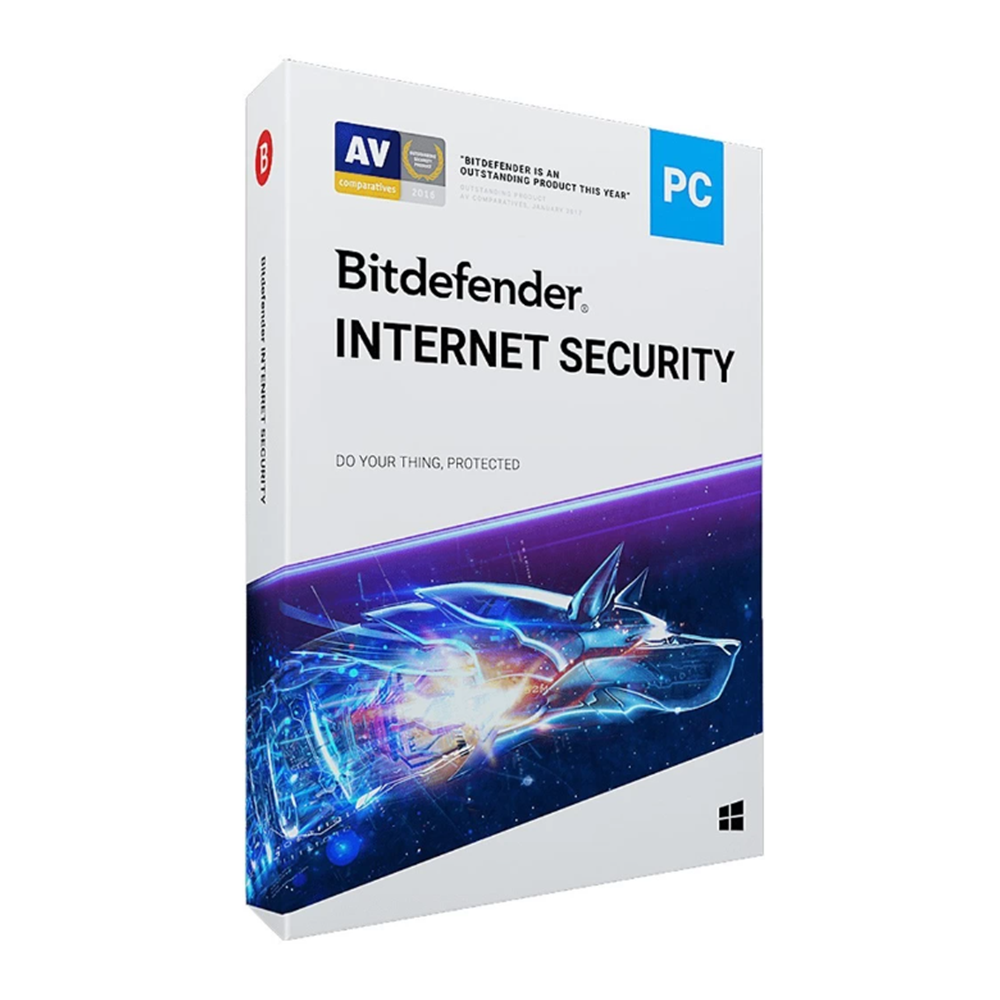 Bitdefender Internet Security Antivirus - 1 User 1 Year