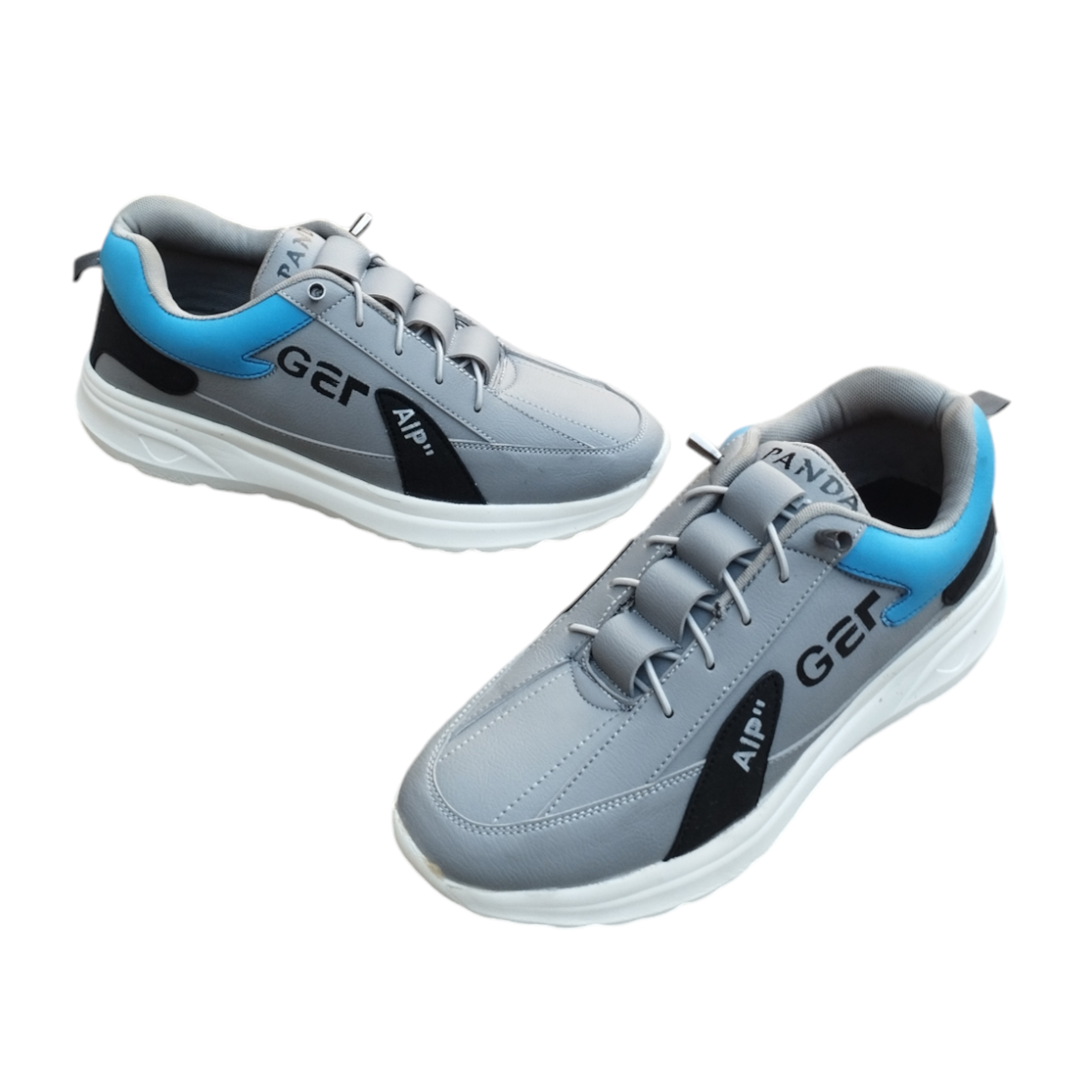 Sport Pu Leather Sneakers  For Men - Ash - AP