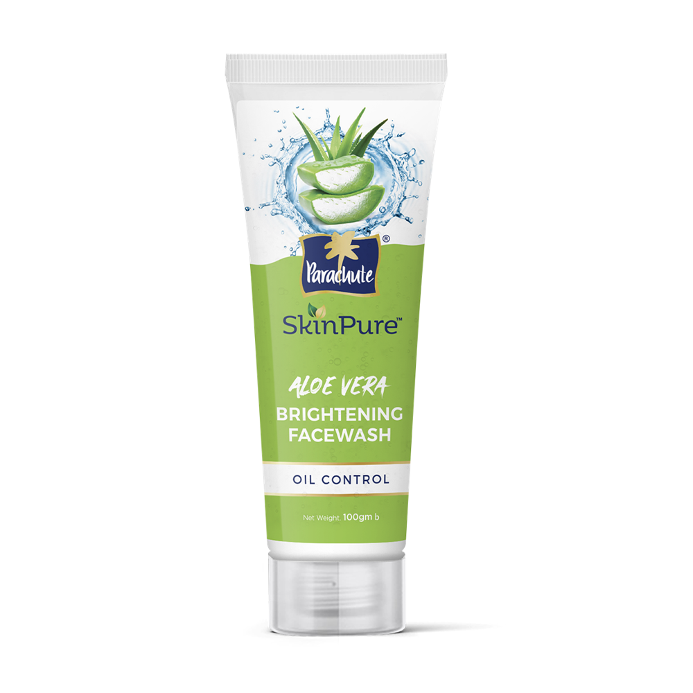 Parachute SkinPure Aloe Vera Brightening Oil Control Facewash - 100gm