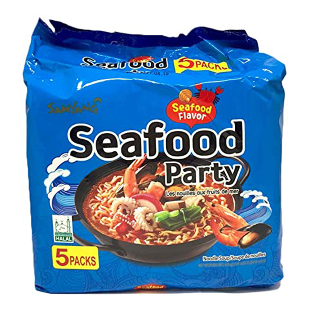 Samyang Seafood Party 5 Pack - 5x125gm  